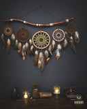 Set of 5 native American style dreamcatchers SD18