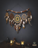 Set of 5 native American style dreamcatchers SD18