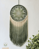 Dreamcatcher dyed green DN01