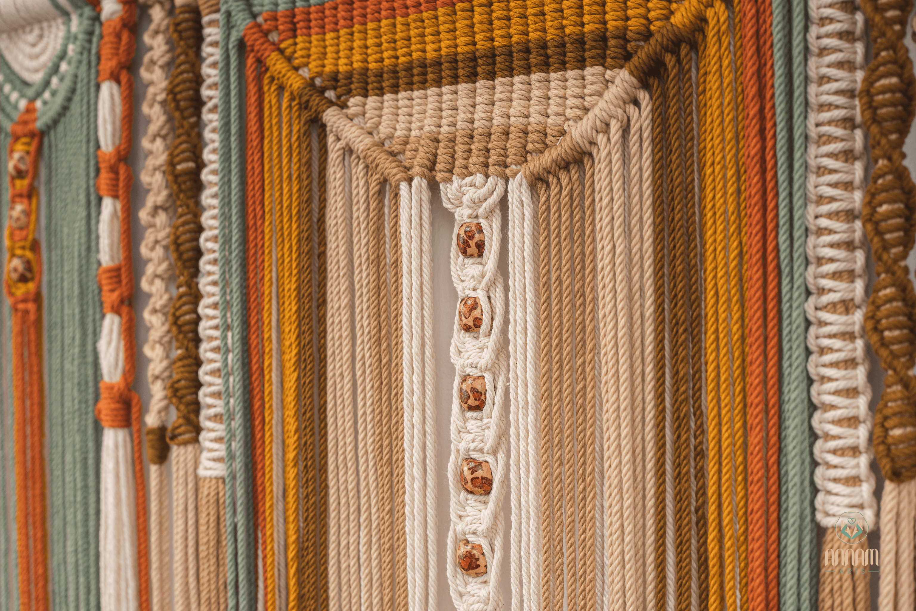 Large macrame boho wall hanging BH03