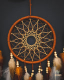 Set of 3 Rustic Dreamcatchers Brown SD14