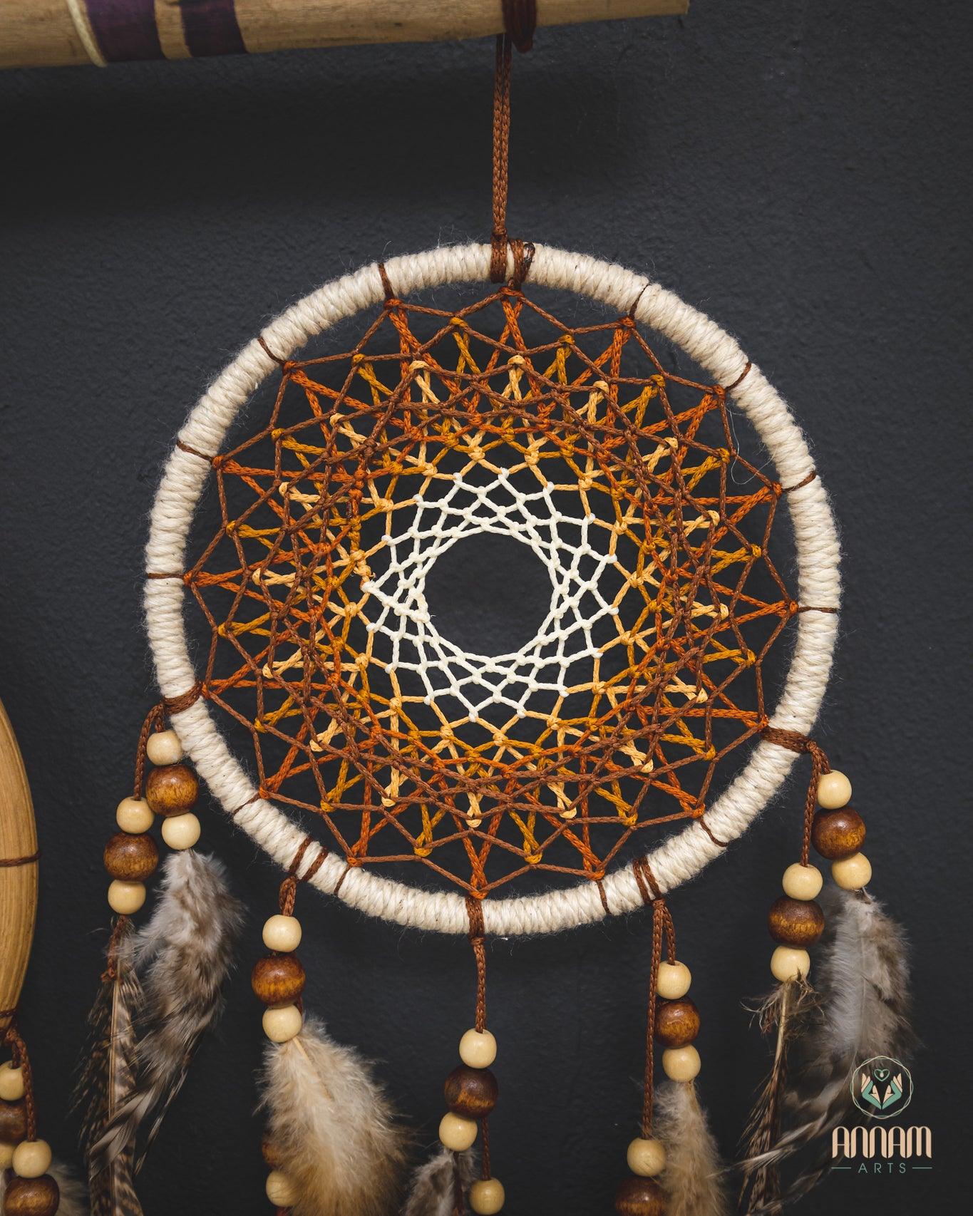 Set of 3 rustic Dreamcatchers SD15