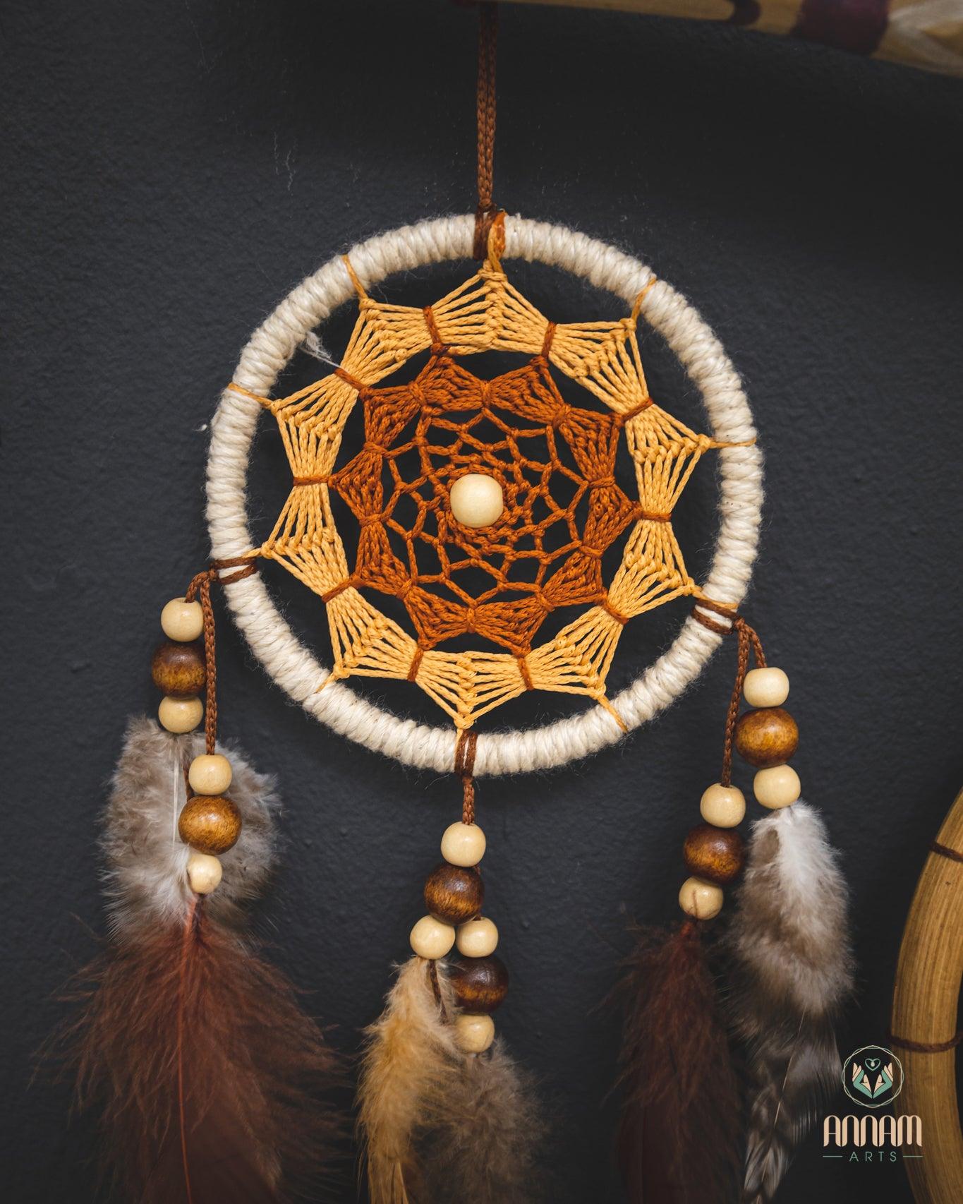 Set of 3 rustic Dreamcatchers SD15