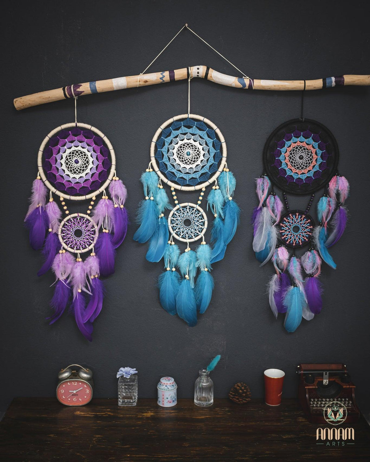 Set of 3 dreamcatchers SD17