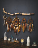 Set of 5 native American style dreamcatchers SD19