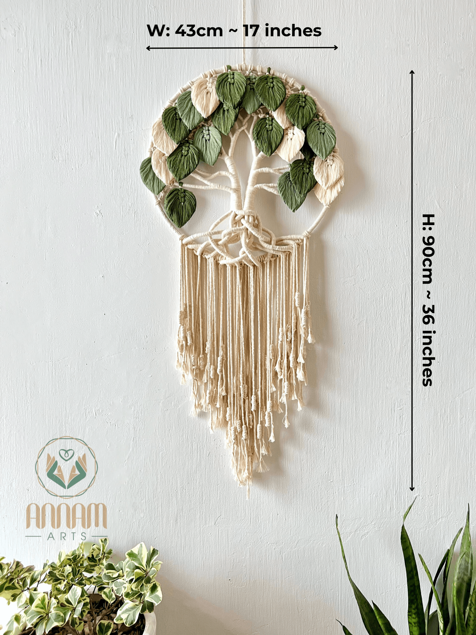 Macrame Tree of Life Wall Hanging TOL02