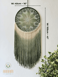 Dreamcatcher dyed green DN01