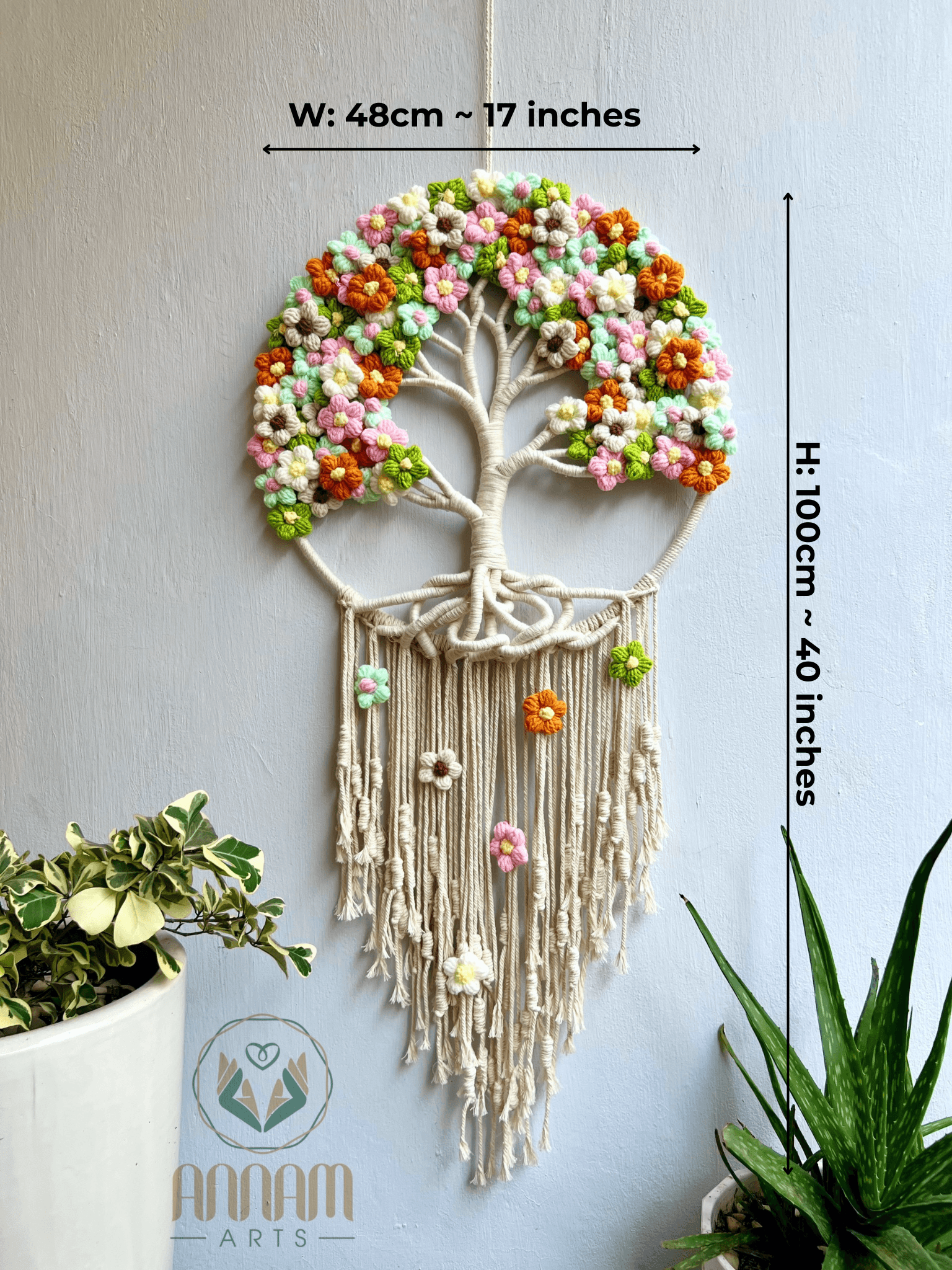 Macrame Tree of Life Wall Hanging TOL06