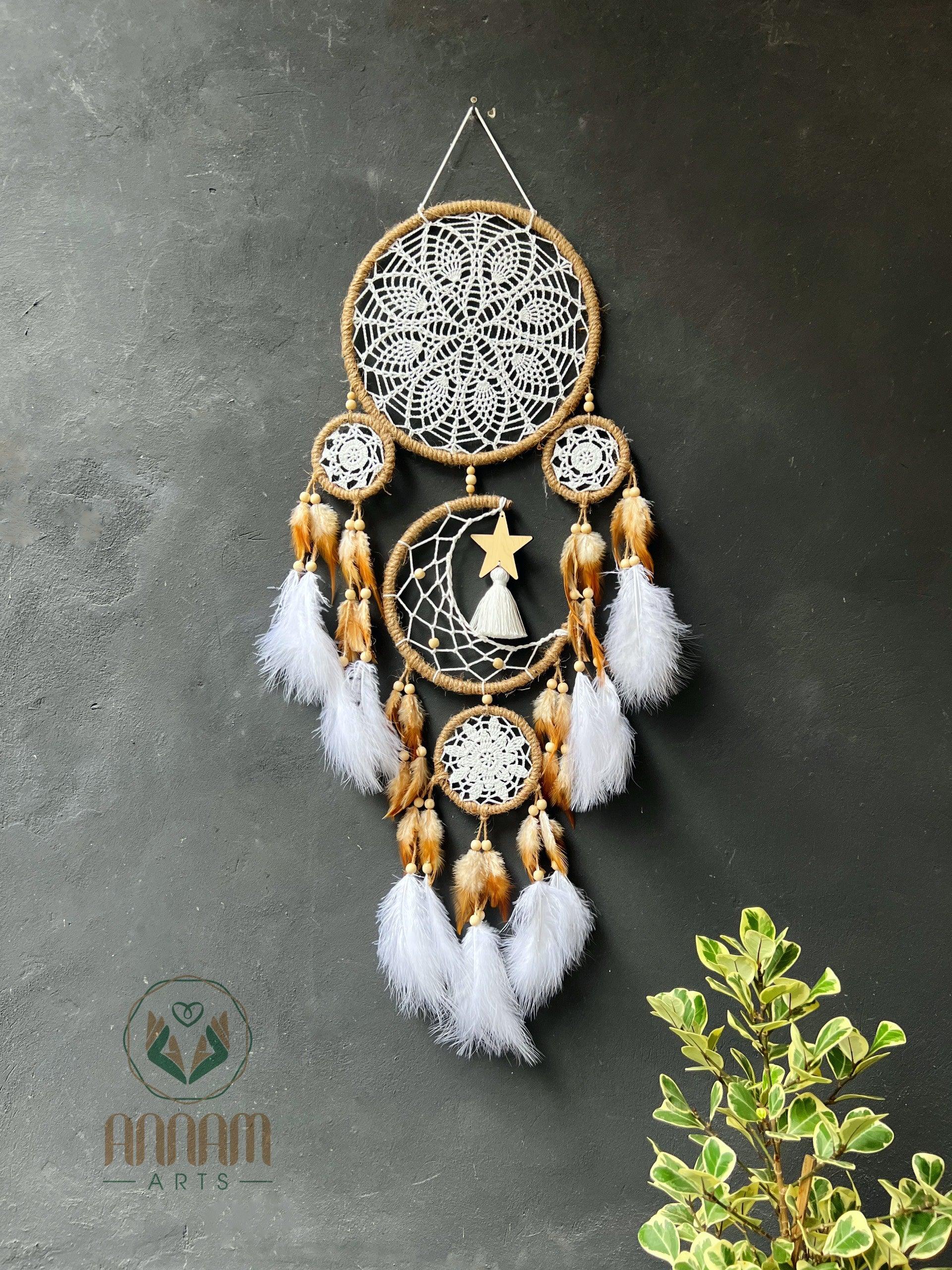 Moon and stars dreamcatcher MG01