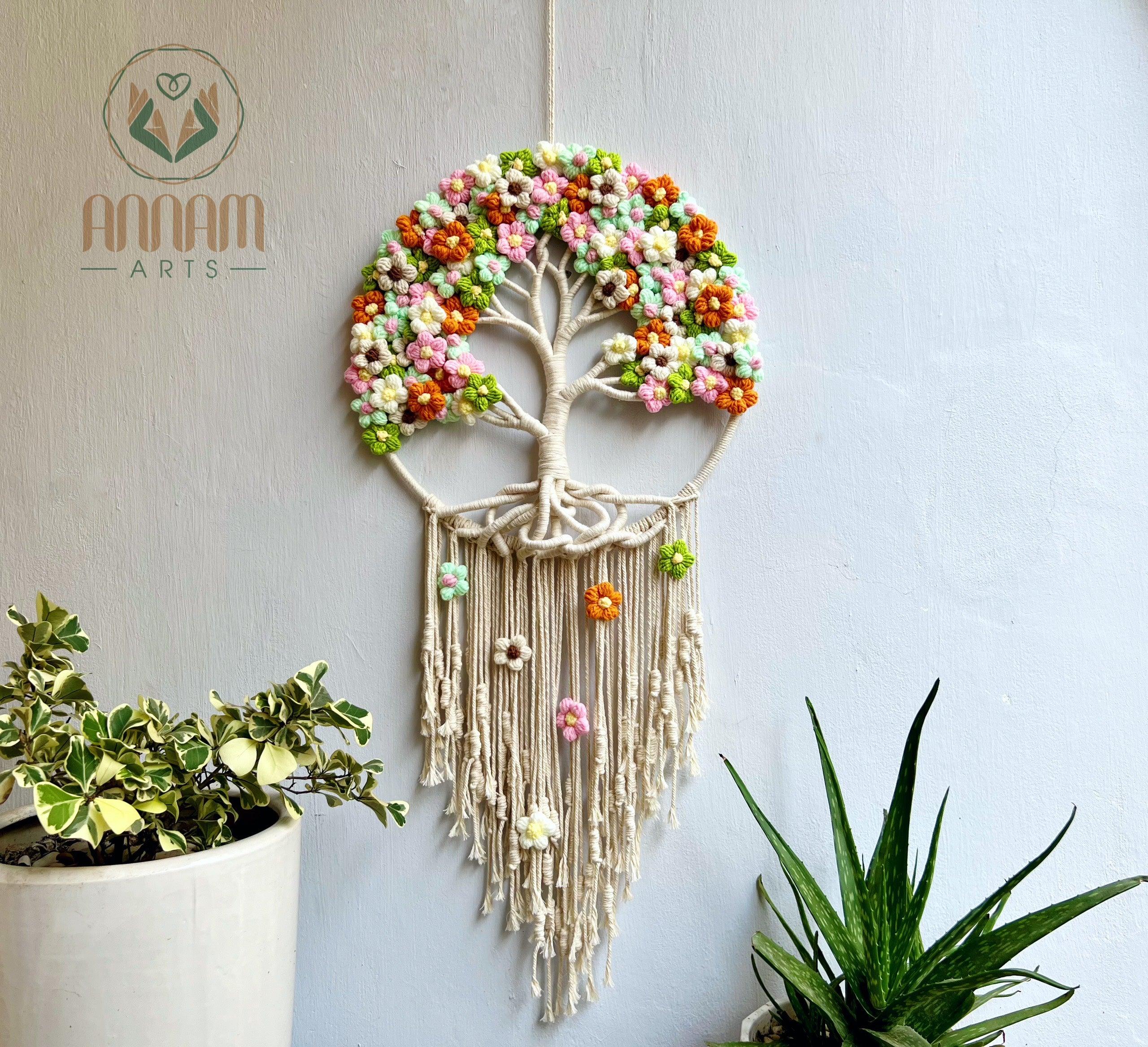 Macrame Tree of Life Wall Hanging TOL06