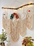 Large Wall Hanging Macrame Tree of Life Dreamcatcher SD04