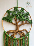 Tree of life green macrame TOL07