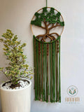 Tree of life green macrame TOL07