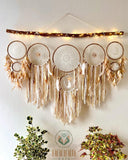 Large colorful dreamcatcher set moon and stars SD08