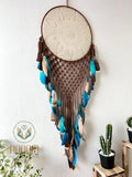 Large dreamcatcher with peacock feathers DV01