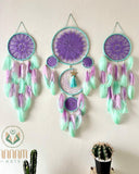 Dreamcatcher mint green mixed purple DV02