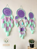 Dreamcatcher mint green mixed purple DV02