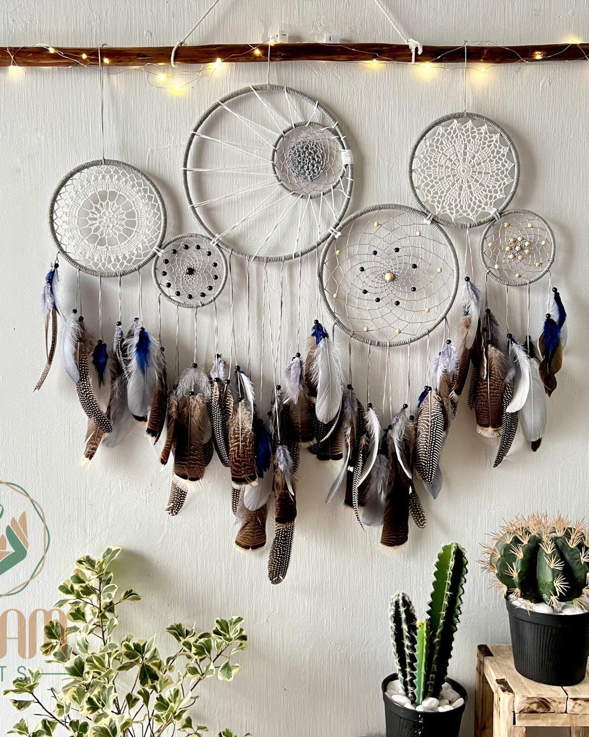 Feather dreamcatcher set SD09