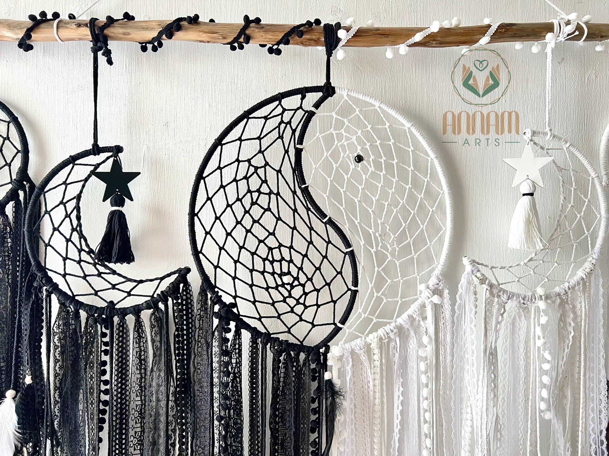 Large wall-mounted yin-yang dreamcatcher set SD11