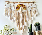 Large sun, moon and star dreamcatcher set SD12